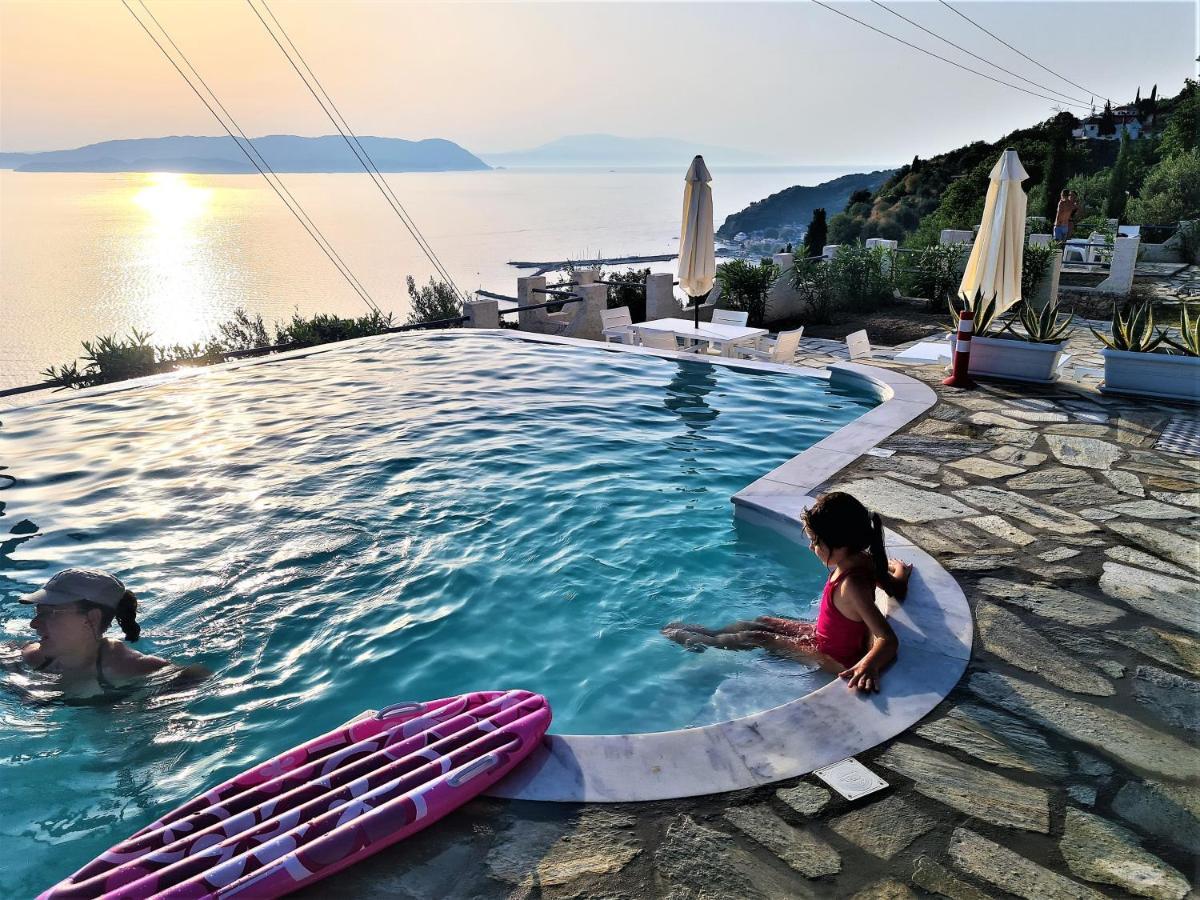 Secret Sporades Panoramic Residence Klíma エクステリア 写真