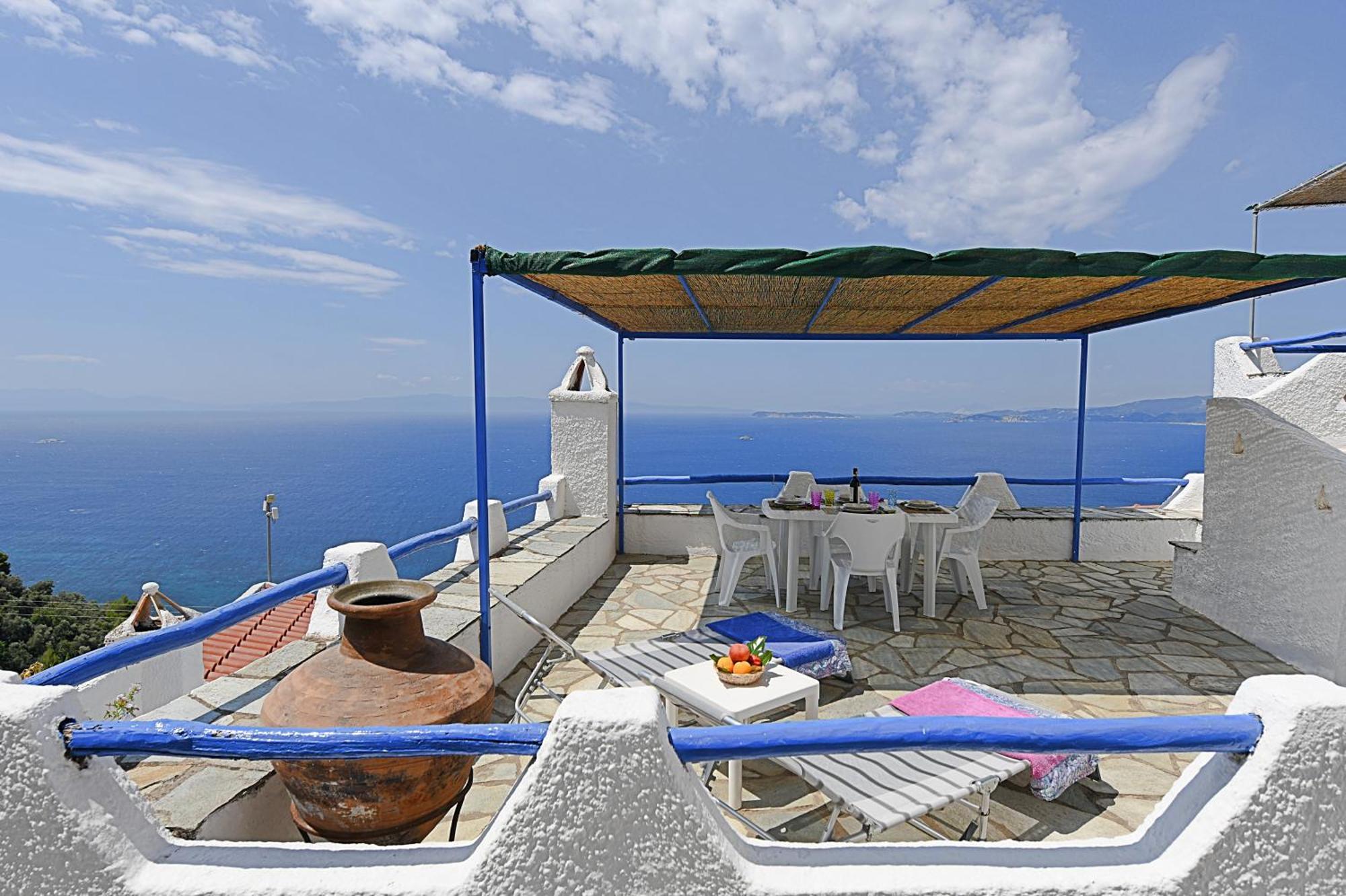 Secret Sporades Panoramic Residence Klíma 部屋 写真