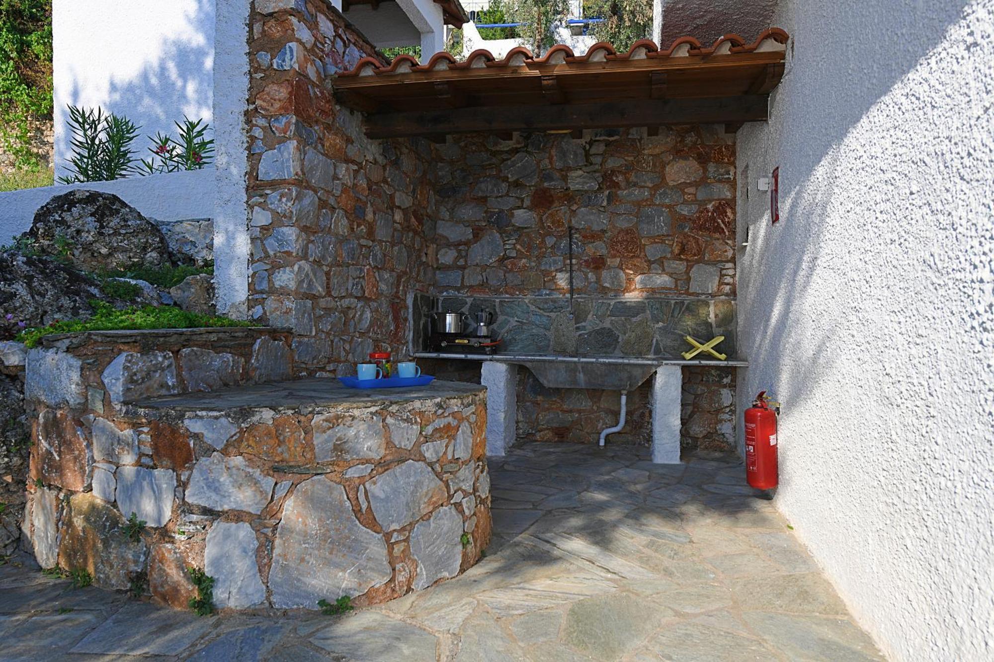 Secret Sporades Panoramic Residence Klíma 部屋 写真
